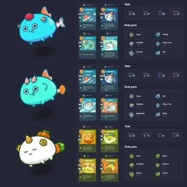 game axie infinity - Axie Infinity - Aqua